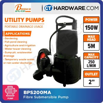 Bossco Hung Pump BPS-200MA Submersible Pumps (Auto)