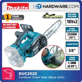 MAKITA DUC252Z 250MM (10'') CORDLESS CHAIN SAW (LXT SERIES) (Tool Only)