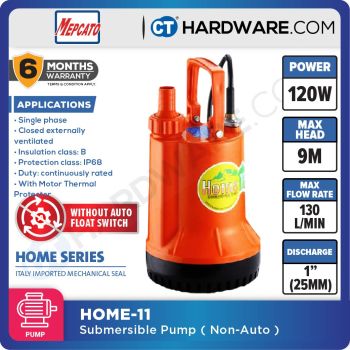 MEPCATO HOME 11 Residential Pond Submersible Pump