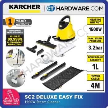 KARCHER SC2 DELUXE EASYFIX STEAM CLEANER + WD3SV VACUUM CLEANER COMBO [ 25 ANNIVERSARY SALE ]