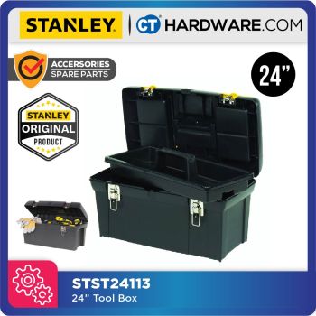 STANLEY STST24113 TOOL BOX 24" IRON LOCK (PLASTIC)