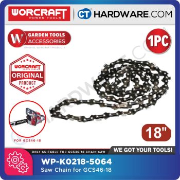 WORCRAFT WP-K0218-5064 ORIGINAL SAW CHAIN 18" SUITABLE FOR GCS4618 CHAIN SAW [ WPK02185064 ]