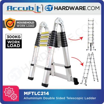 CIVIC Aluminium Telescopic Double Sided Ladder 15ft