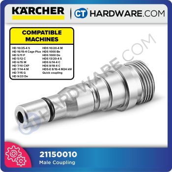 KARCHER 21150010 MALE COUPLING FOR 21150000