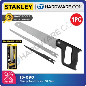 Stanley 15090 SHARP TOOTH NEST OF SAW 12" ( WOOD CUTTING BLADE ) [ 15-090 ]