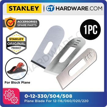 STANLEY 012330 / 12504 / 12508 PLANE BLADE / IRON FOR USE WITH 12-116 / 12-060 / 12-020 / 12-220 BLOCK PLANE - 1PC