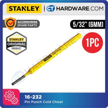 STANLEY 16232 PIN PUNCH 5/32" X 6" [ 16-232 ]