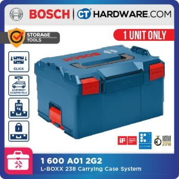 BOSCH L-BOXX 102 | L-BOXX 136 | L-BOXX 238 | L-BOXX 374 CARRYING CASE SYSTEM - 1UNIT-L-BOXX 238