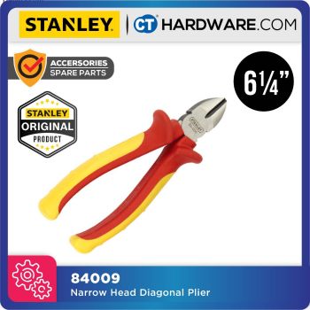 Stanley 84-009 FatMax VDE Narrow Head Diagonal Pliers 160mm/6-1/4in