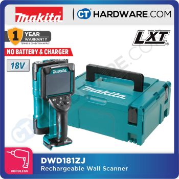 MAKITA DWD181ZJ RECHARGEABLE WALL SCANNER 18V | 40MM WITHOUT BATTERY & CHARGER