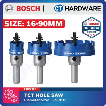 BOSCH EXPERT SHEET METAL TCT HOLE SAWS [ TCT HOLESAW ] FOR ROTARY DRILL/DRIVER AND DRILL/DRIVER SIZE 16-90MM