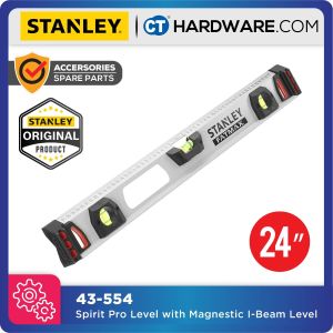 Stanley Spirit Pro Level With Magnetic I-Beam Level (24")  43-554 