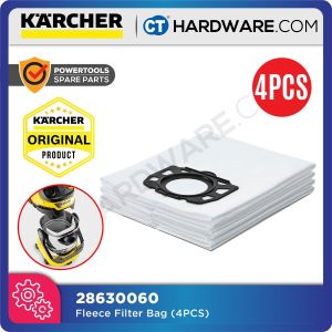 Karcher 28630060 Fleece Filter Bag WD4/MV4 and MV5Premium/WD5Premium
