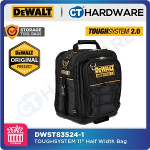 DEWALT DWST83524-1 ORIGINAL TSTAK TOUGH SYSTEM HALF WIDTH TOOL BAG 11"