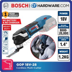Bosch GOP18VECSOLO Cordless Multi-Cutter